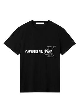 T-Shirt Calvin Klein Instit Noire pour Homme
