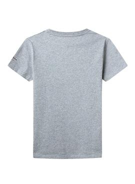 T-Shirt Pepe Jeans Réf. New Gris pour Garçon