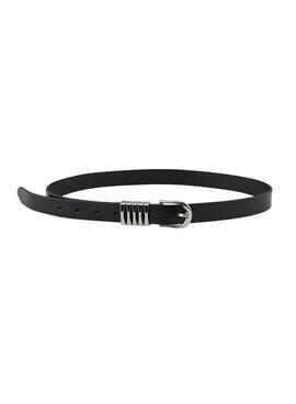 Ceinture Pieces Firse Cuir Noire pour Femme