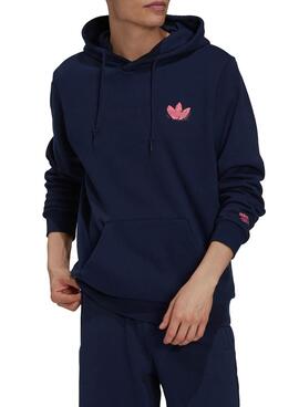 Sweat Adidas Funny Dino Bleu marine pour Homme