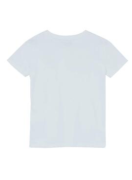 T-Shirt Pepe Jeans Art Blanc pour Garçon