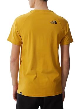 T-Shirt The North Face Box Jaune pour Homme