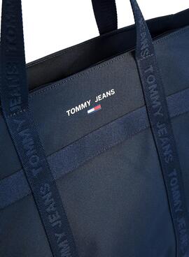 Sac à main Tommy Jeans Tote Essential Bleu marine Femme
