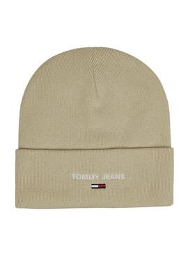 Chapeau Tommy Jeans Sport Logo Beige pour Homme
