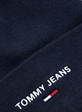 Chapeau Tommy Jeans Sport Logo Bleu marine pour Homme