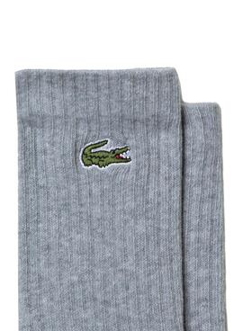 Pack 3 Chaussettes Lacoste Sport Gris Blanc Noire