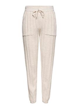 Pantalon Only New Beige Tessa pour Femme