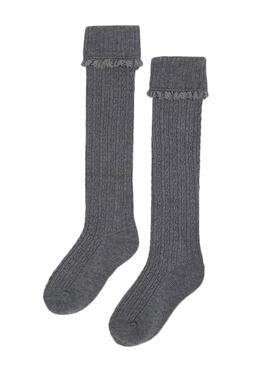 Chaussettes Mayoral Gris pour Fille