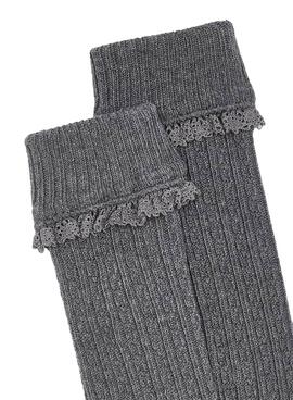 Chaussettes Mayoral Gris pour Fille