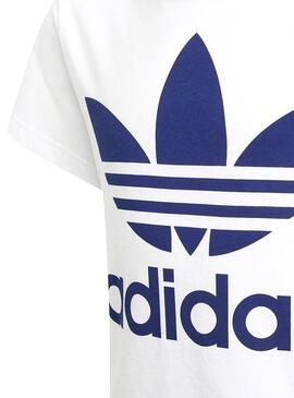 T-Shirt Adidas Trefoil Blanc pour Garçon et Fille