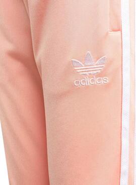 Pantalon Adidas Track Adicolor Rose Garçon Fille