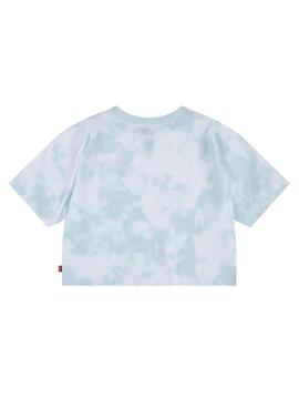 T-Shirt Levis Tie Dye Bleu pour Fille