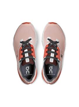 Baskets On Running Cloudstratus Corail Femme