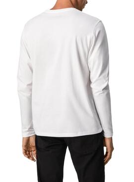 T-Shirt Pepe Jeans Richard Blanc pour Homme