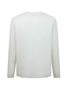 T-Shirt Pepe Jeans Richard Blanc pour Homme