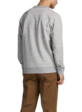 Sweat Jack Jones Blalandon Gris pour Homme