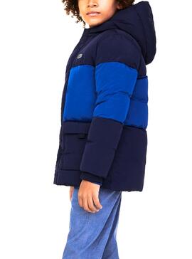 Veste Lacoste Padded Bicolor Bleu pour Garçon