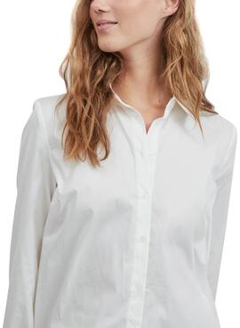 Chemise Vila Naissance Blanc pour Femme