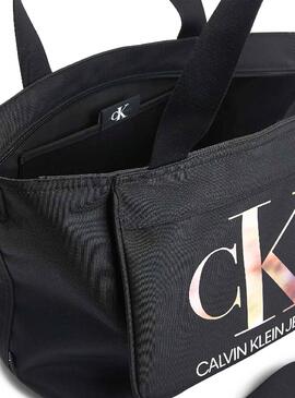 Sac à main Calvin Klein Jeans fourre-tout Sport Noire Femme