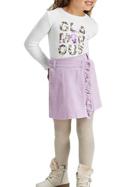 Jupe Mayoral Corduroy Lilas pour Fille