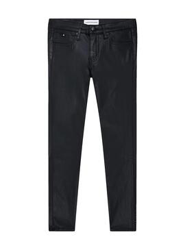 Pantalon Calvin Klein Jeans Waxed Noire