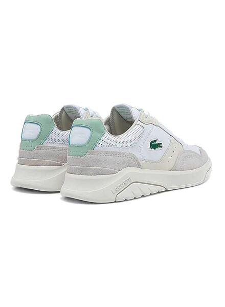 Basket Lacoste Game advance luxe Blanc Femme Blanc - Cdiscount Chaussures