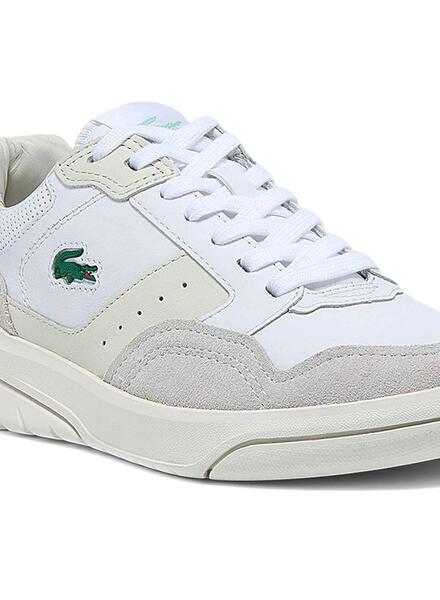 Basket Lacoste Game advance luxe Blanc Femme Blanc - Cdiscount Chaussures