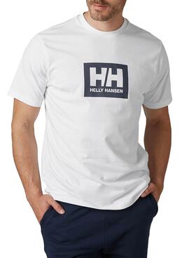 T-Shirt Helly Hansen Box Blanc pour Homme