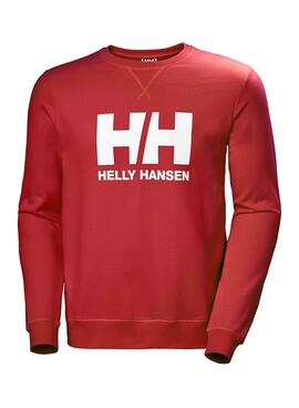 Sweat Logo Helly Hansen Crew Rouge pour Homme