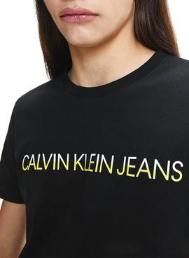 T-Shirt Calvin Klein Jeans Instit Noire