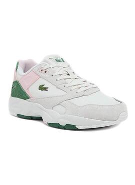 Baskets Lacoste Storm 96 LO Blanc pour Femme