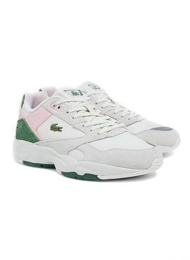 Baskets Lacoste Storm 96 LO Blanc pour Femme