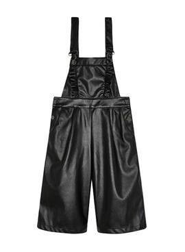 Salopette Mayoral Leatherette Noire pour Fille