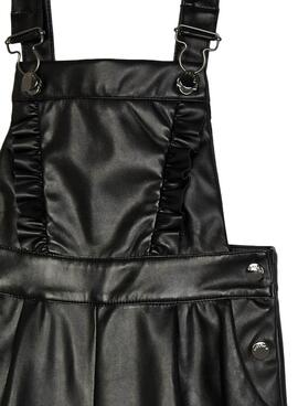 Salopette Mayoral Leatherette Noire pour Fille