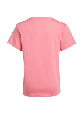 T-Shirt Adidas Adicolor Rose pour Fille