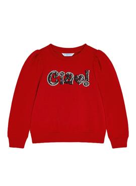 Sweat Mayoral Ciao Rouge pour Fille