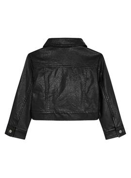 Veste Mayoral Simili cuir Noire pour Fille