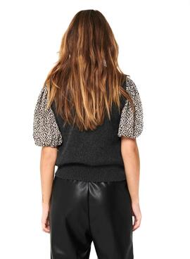 Gilet Only Paris Gris pour Femme