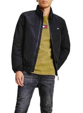 Veste Tommy Jeans Essentiel Noire pour Homme