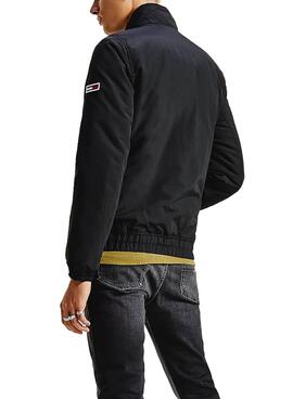 Veste Tommy Jeans Essentiel Noire pour Homme