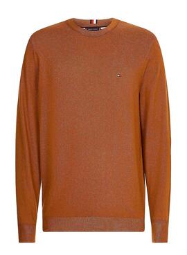 Pull Tommy Hilfiger Cashmere Marron pour Homme