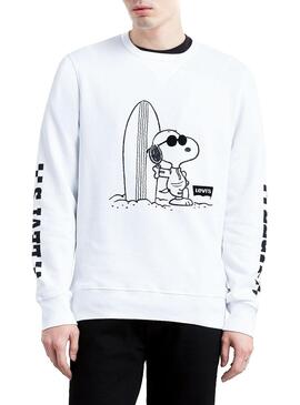 Sweat Levis Peanuts Snoopy White Man