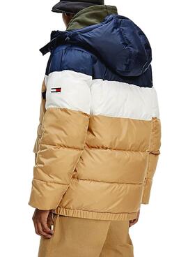 Veste Tommy Jeans Multi Pocket Beige Homme