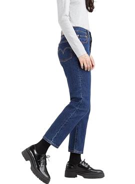Jeans Levis 501 Crop Salsa pour Femme