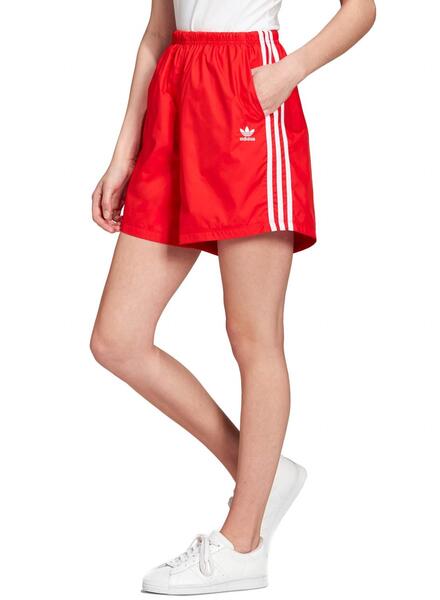 Short adidas rouge femme online