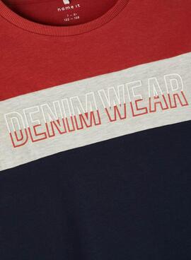 T-Shirt Name It Nesmir Rouge pour Garçon