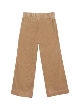 Pantalon Mayoral Velour côtelé Marron pour Fille