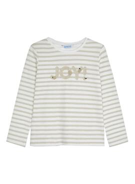T-Shirt Mayoral M/L Rayures pour Fille
