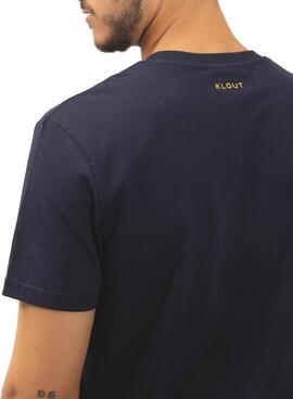 T-Shirt Klout Isobaras Bleu Marine pour Homme