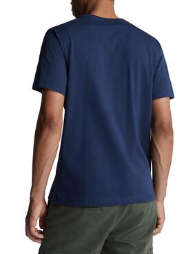 T-Shirt North Sails Logo Bleu pour Homme